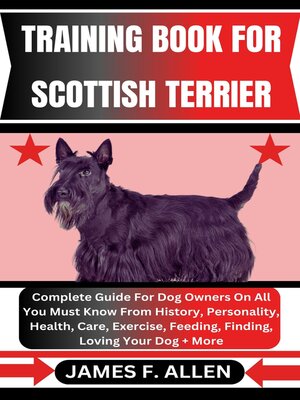 cover image of TRAINING BOOK FOR SCOTTISH TERRIER